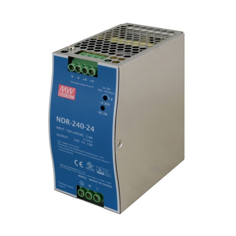 Alimentatore AC-DC industriale DIN-rail 24V 10A monouscita - CONTEST HIT-H11241
