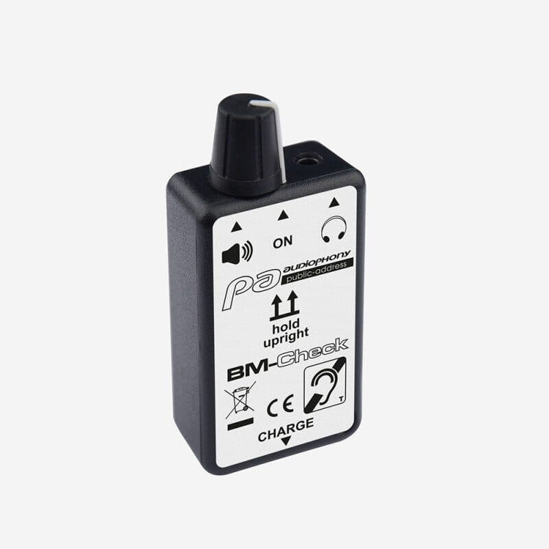 Simulatore apparecchio acustico per test loop magnetico - Audiophony PA BM-Check