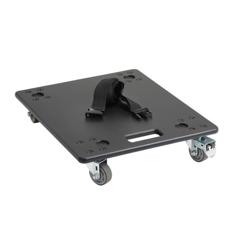 Pedana trasporto MOJOcurveXL compensato 21 mm, ruote 80 mm nera - AUDIOPHONY MOJOcurveXL_board