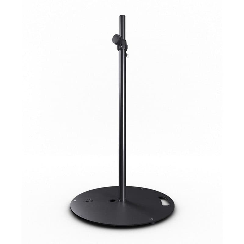 Loudspeaker stand steel round base 60 cm, 35 mm tube, black - HILEC HIT-H11419