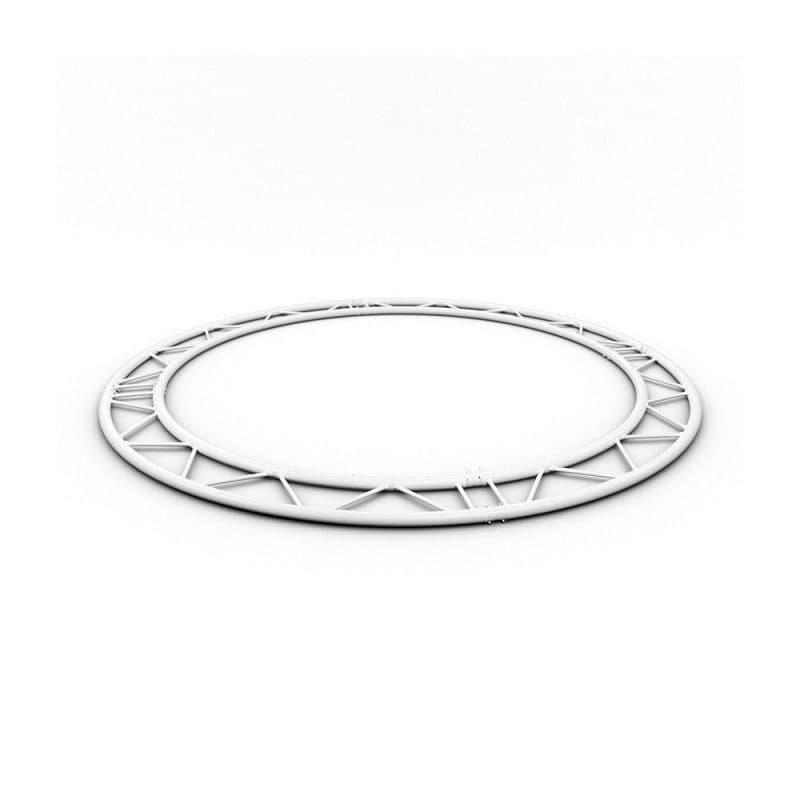 Double round horizontal truss Ø2m, 290mm tubes, 4 parts, white - CONTESTAGE HIT-H11438