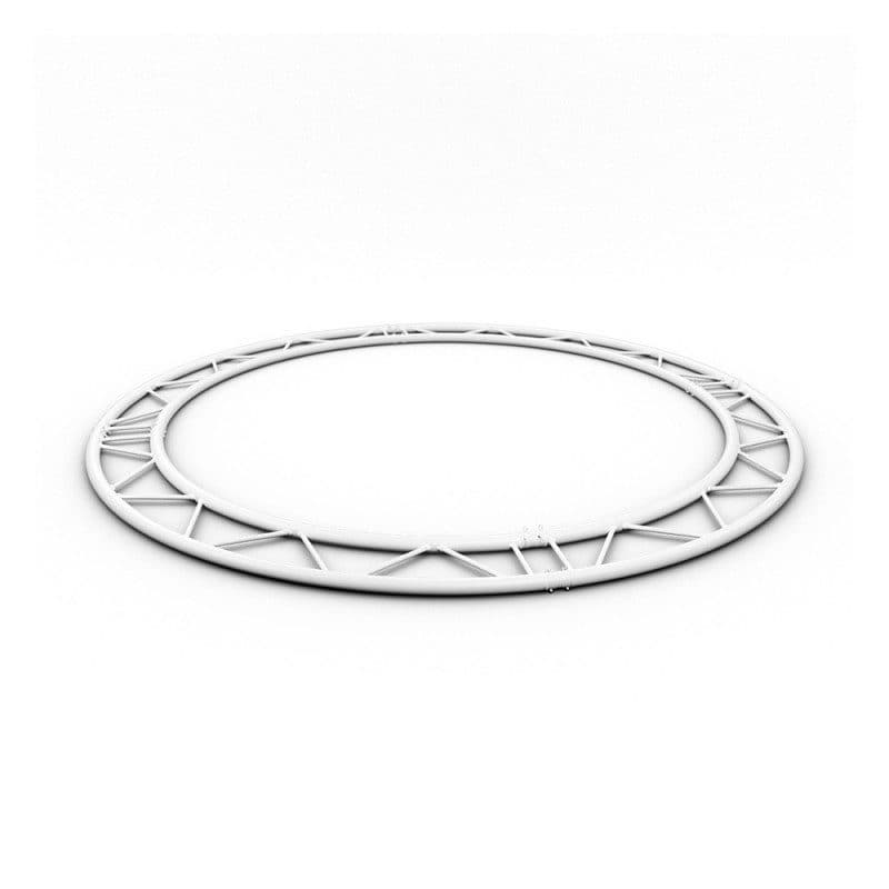 Double round horizontal truss Ø3m, tubes 290mm, 4 parts, white - CONTESTAGE HIT-H11439