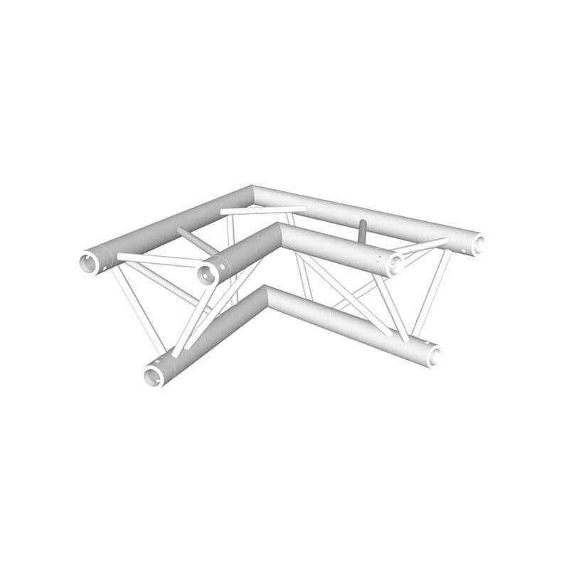 Traliccio triangolare alluminio 290 mm giunto angolare 60° bianco - CONTESTAGE HIT-H11467