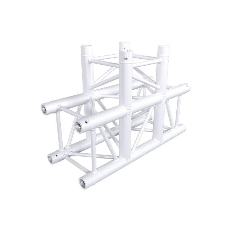 3-way 90° T coupler 290mm truss white - CONTESTAGE HIT-H11520