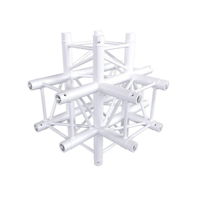 5-way 90° corner coupler 290mm truss white - CONTESTAGE HIT-H11522