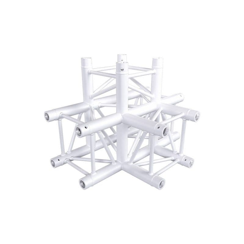 Lateral 4-way 90° truss coupler 290mm white - CONTESTAGE HIT-H11525