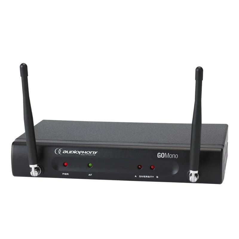 UHF diversity receiver single channel 16 frequencies - AUDIOPHONY HIT-H11673