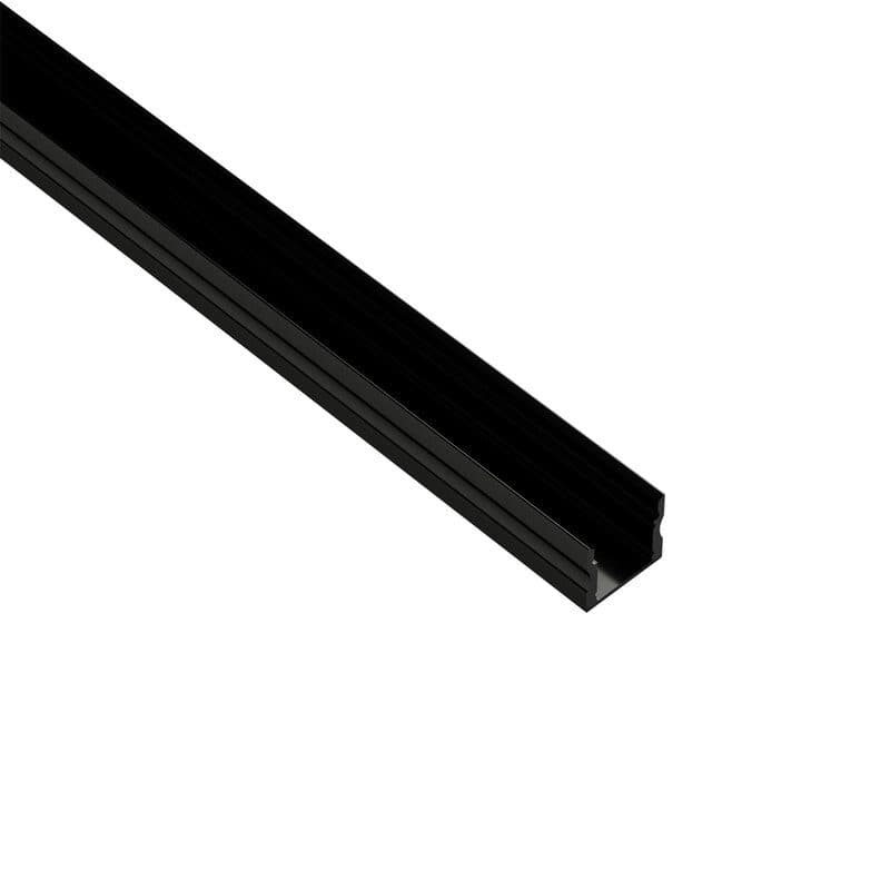 Profilo alluminio nero 15x17 mm 2 m - CONTEST TAPEprofil-B-Black