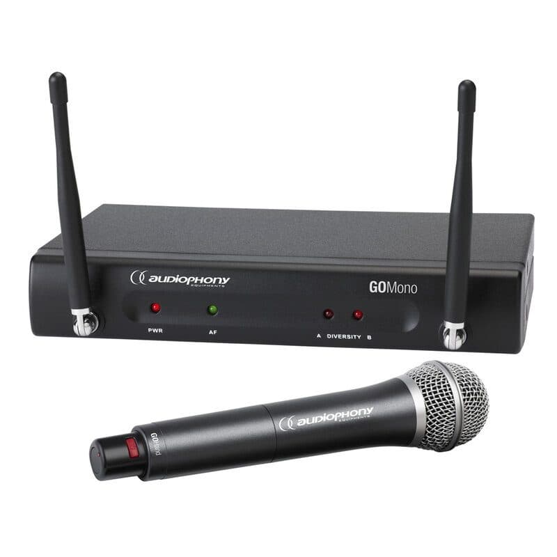 Sistema radiomicrofono a mano 630-660 MHz 16 freq - AUDIOPHONY HIT-H11712