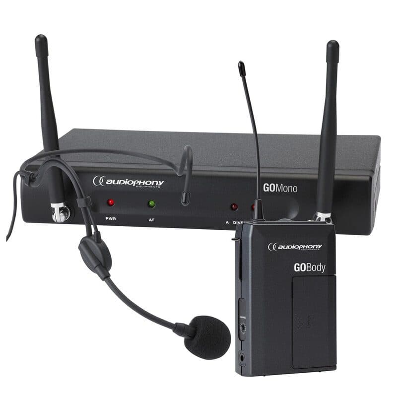 Sistema radiomicrofono ad archetto 600 MHz 16 freq - AUDIOPHONY HIT-H11713