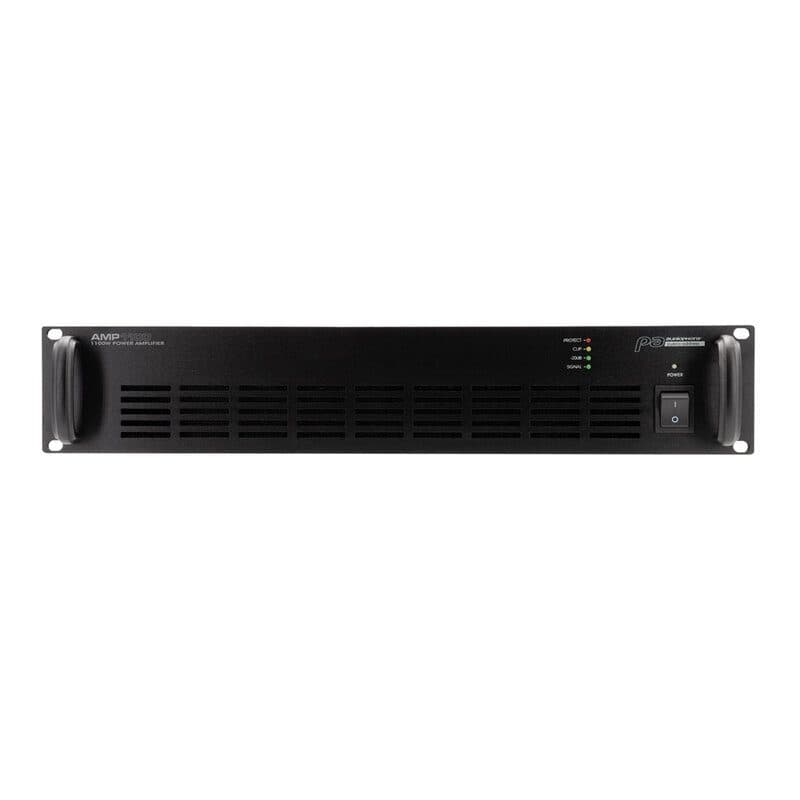 Mono power amplifier 1100W 70/100V Class-D 2U rack 19" - AUDIOPHONY PA AMP1100