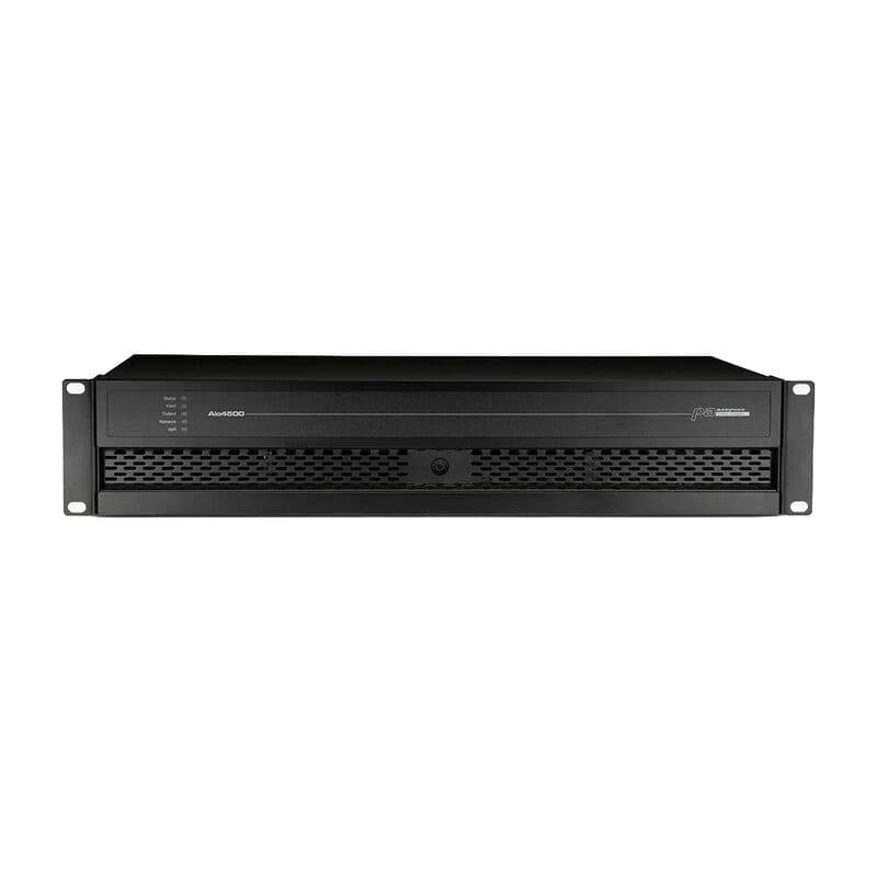 High-power amplified 4×4 500W 2U matrix system - AUDIOPHONY PA Aio4500