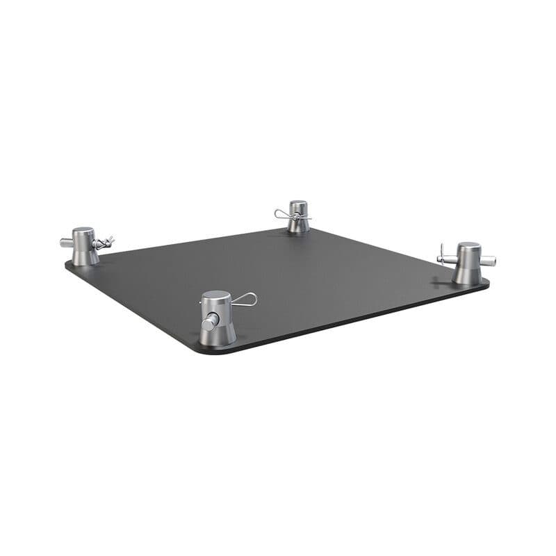 Base alluminio QUATRO39 400×400mm nera - CONTESTAGE HIT-H11907