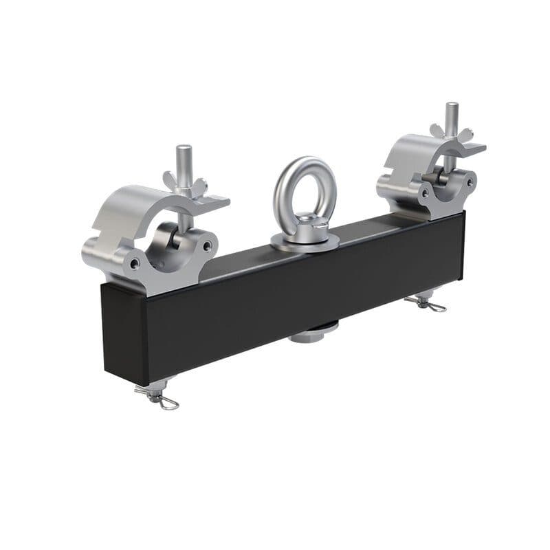 Barra di sospensione alluminio QUATRO39 nera, 2 clamp Ø50mm, SWL 500kg - CONTESTAGE HIT-H11908