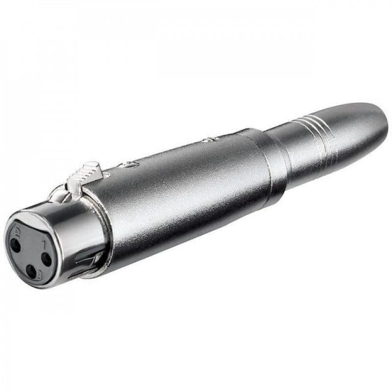 Adattatore XLR3-F a jack stereo femmina 6,35 mm - Audiophony HIT-H2502