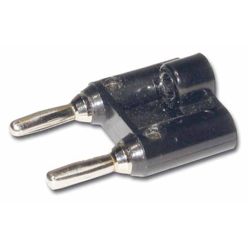 Black banana plug adapter - Audiophony HIT-H6595