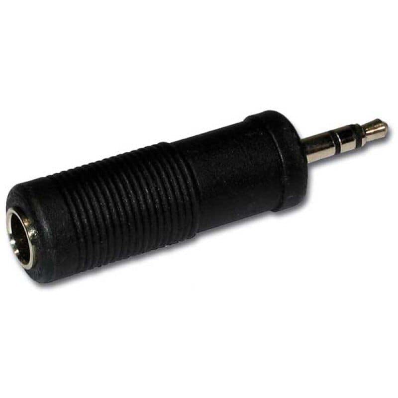 Jack adapter TRS-F 6,35 mm to TRS-M 3,5 mm - AUDIOPHONY HIT-H7929