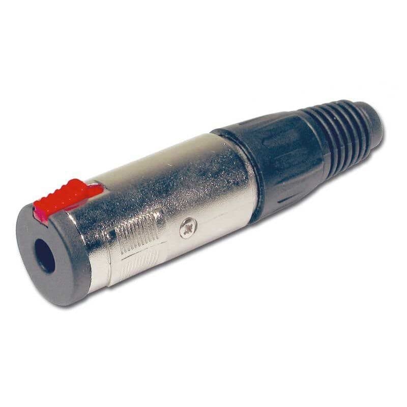 Connettore TRS femmina 6,35 mm con blocco - AUDIOPHONY HIT-H7937