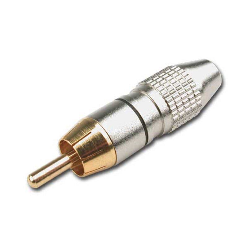 Connettore RCA maschio nero per cavo professionale - AUDIOPHONY HIT-H7941