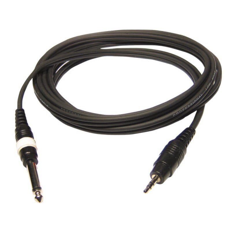 Cavo audio Jack 3.5 mm TRS - Jack 6.35 mm TRS 3 m - Audiophony HIT-H8000