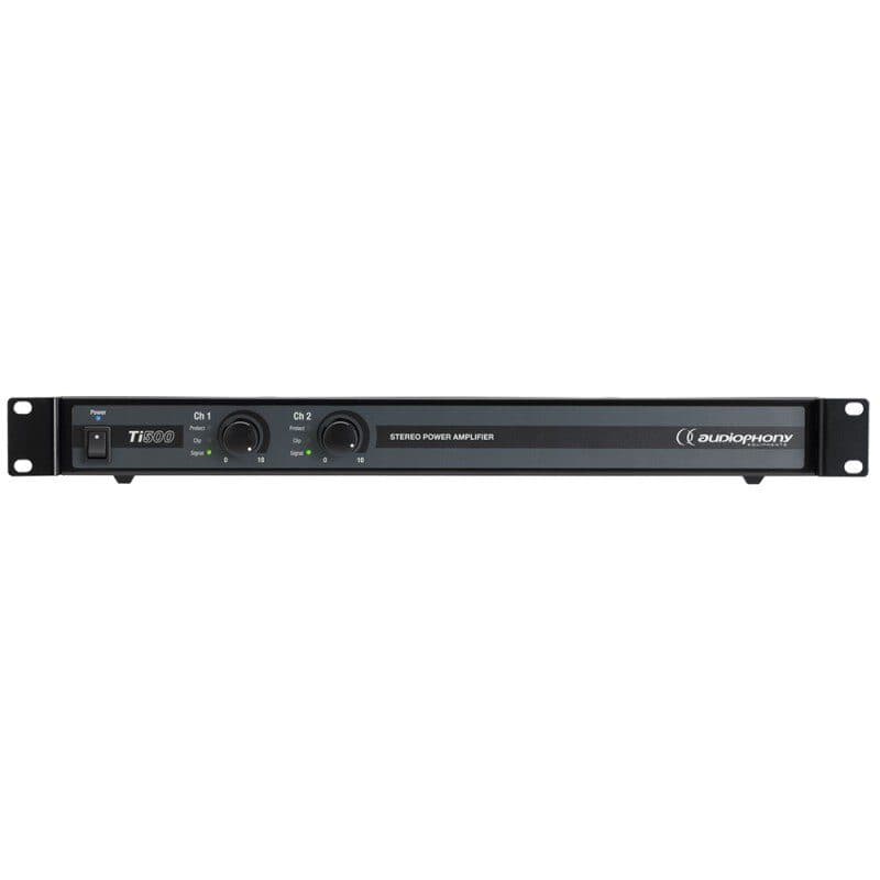 Amplificatore stereo professionale 2x250W 4Ω bridge 500W - AUDIOPHONY Ti500 HIT-H9673