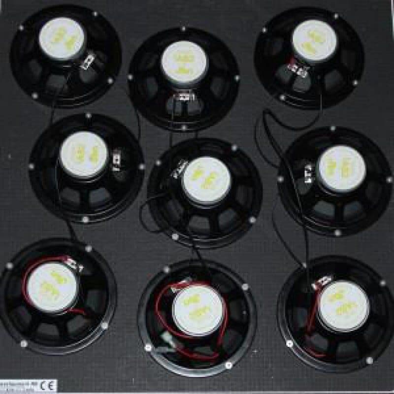 Pannello acustico 9 driver doppio cono 6½" nero - JBN JBN-LAB2B