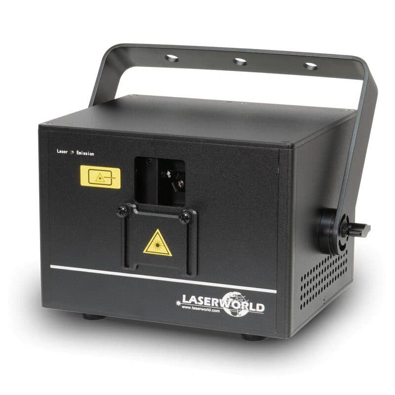 Sistema laser RGB a diodi 1500mW con batteria - Laserworld CUBE 1.5 LAS-7640144990510