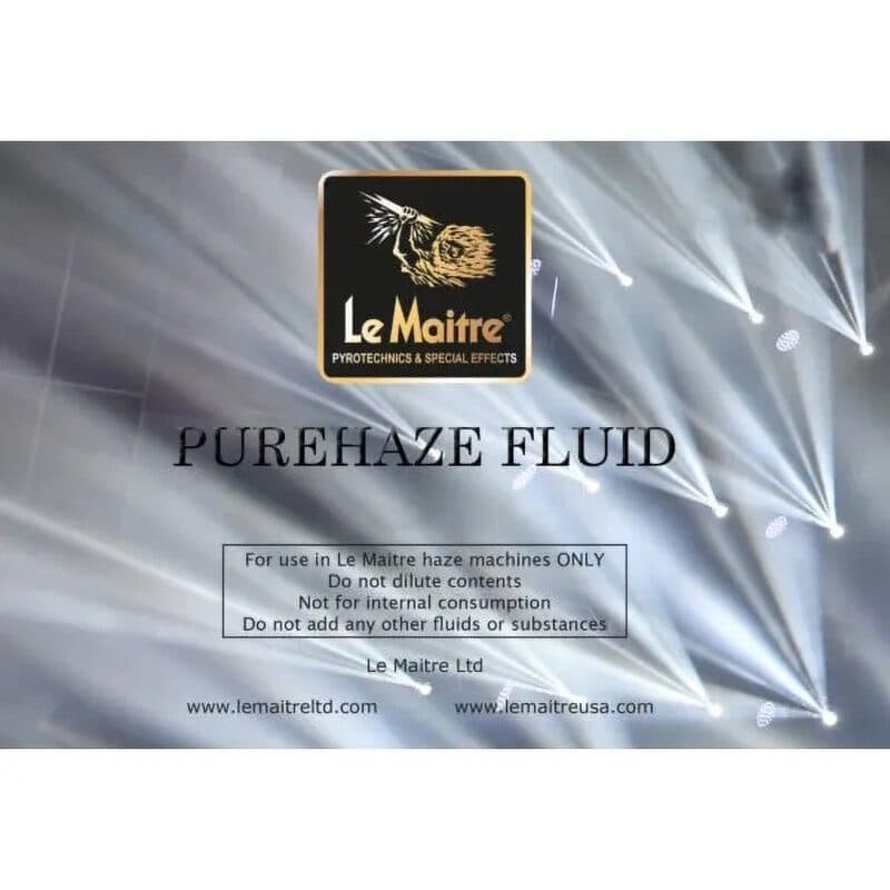 Liquido haze Purehaze, 4 taniche 5 L Stadium Hazer/Hazemaster - LE MAITRE LEM-2908