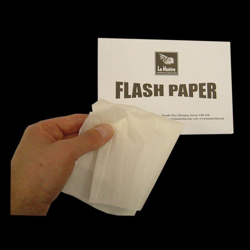 Flash paper nitrocellulosa - LE MAITRE LEM-FP01
