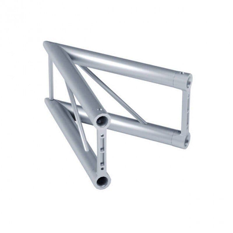 Flat section truss corner 25 cm 2-way 45° vertical - LITEC LIT-FX25SAL2045V