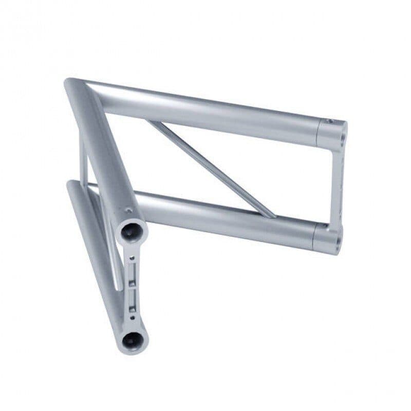 Flat section truss corner 25 cm 2-way 60° vertical - LITEC LIT-FX25SAL2060V