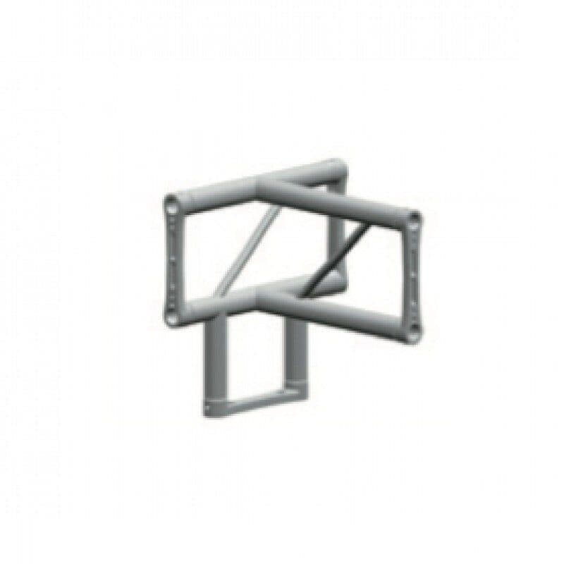 Truss corner flat section 25cm 4-way vertical T - LITEC LIT-FX25SAT4NV