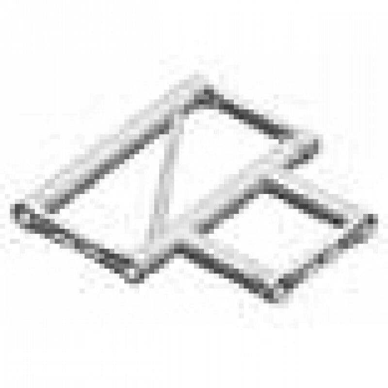 Raccordo a T 3 vie orizzontale ST sezione piatta 29 cm - LITEC LIT-FX30SAT3NP