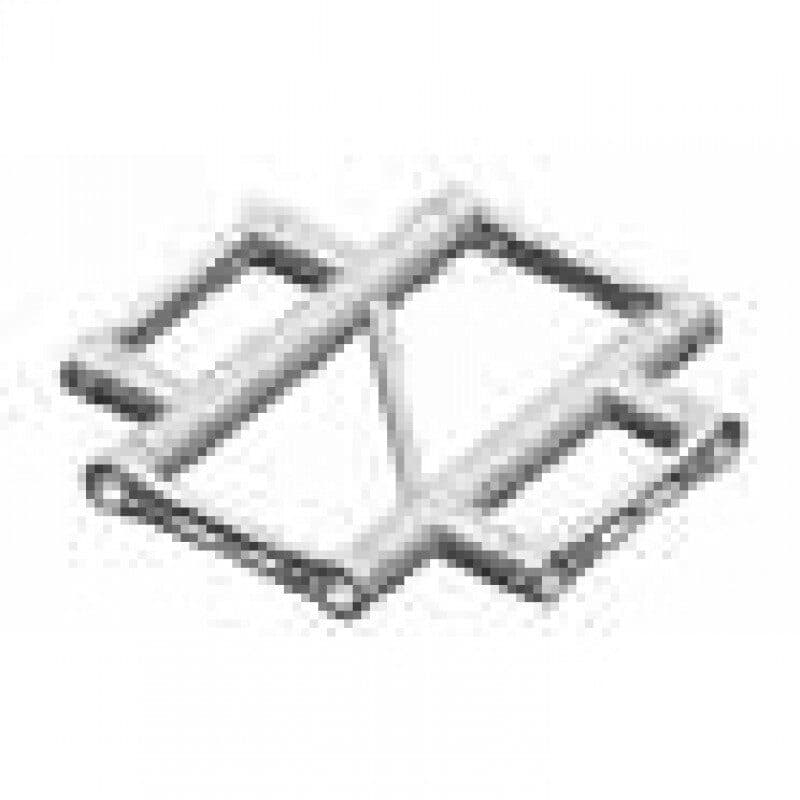 Incrocio 4 vie orizzontale ST sezione piatta 29 cm - LITEC LIT-FX30SAX4NP