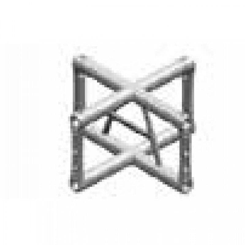 Incrocio 4 vie verticale ST sezione piatta 29 cm - LITEC LIT-FX30SAX4NV