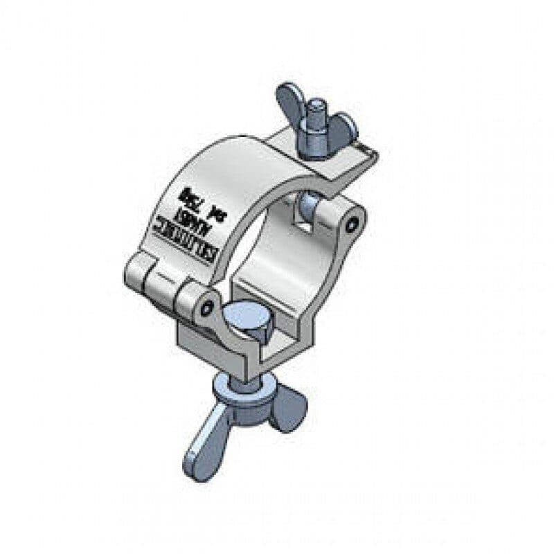 Morsetto truss narrow tubo 48-51 mm dado farfalla M10/M12 - LITEC LIT-HCL5102S