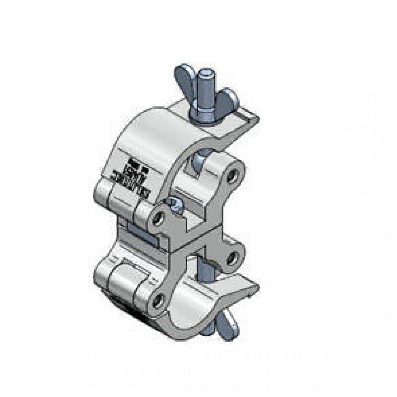 Morsetto per truss tubo 48-51 mm dado M10/M12 - LITEC LIT-HCL5106
