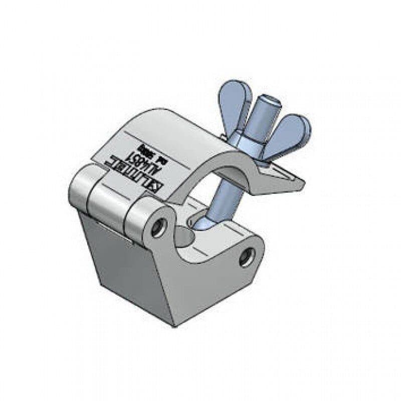Gancio truss clamp dado farfalla M12 tubi 42-51mm - LITEC LIT-HCL5111F