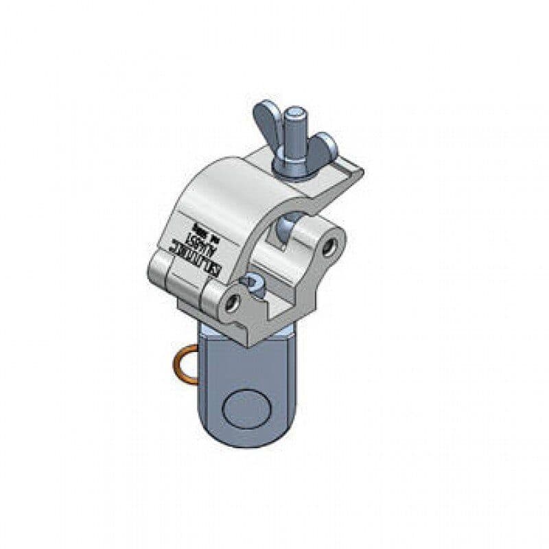 Morsetto per truss tubo 48-51 mm dado M10/M12 - LITEC LIT-HCL51L02
