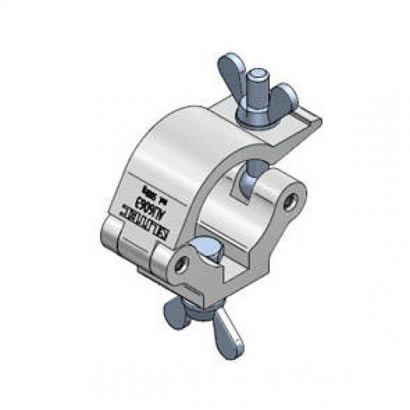 Morsetto truss tubo 60-63,5 mm dado farfalla M12 - LITEC LIT-HCL6302
