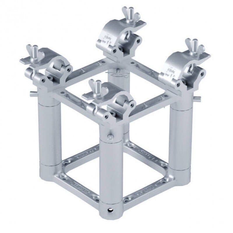 Standard swivel coupler with clamp, long, 25 cm square section - LITEC LIT-QX25SACL