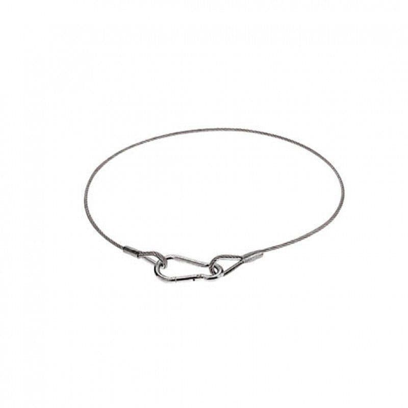 Cavo di sicurezza con clip Ø 3 mm, 60 cm, max 30 kg - LITEC LIT-SC60