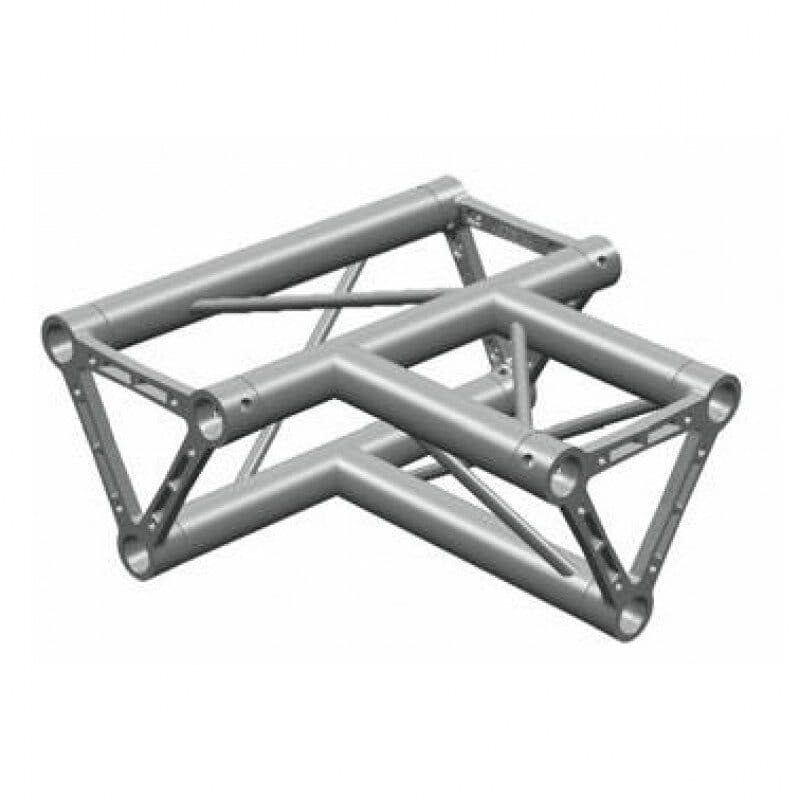 Coupler ST triangular section 29 cm, 3-way flat T - LITEC LIT-TX30SAT3