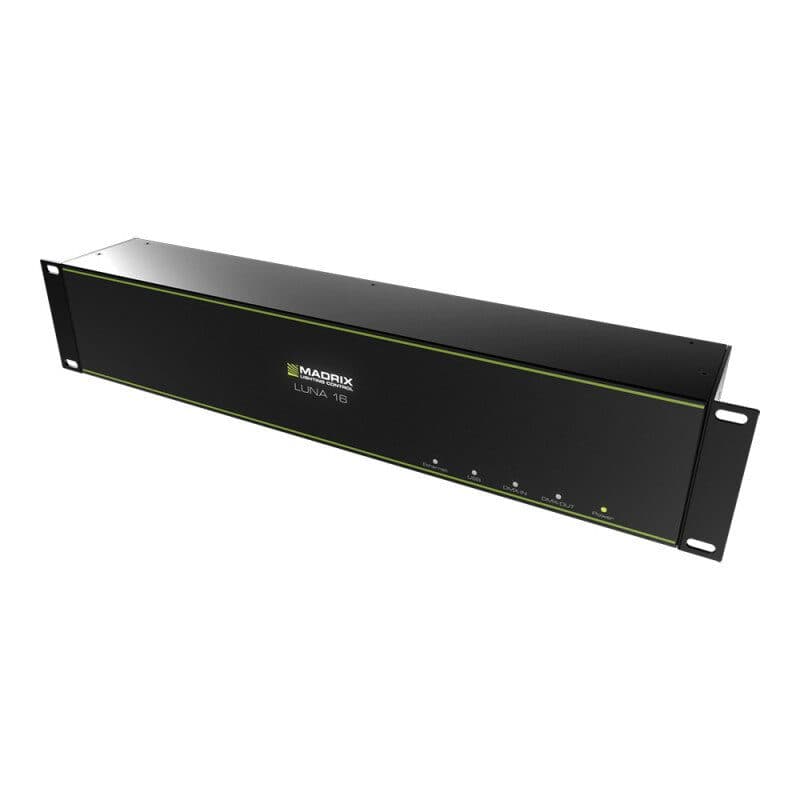Nodo Art-Net LUNA 16, 16 DMX-OUT, 1 DMX-IN, rack 19" 2U - MADRIX MAD-IA-HW-001015