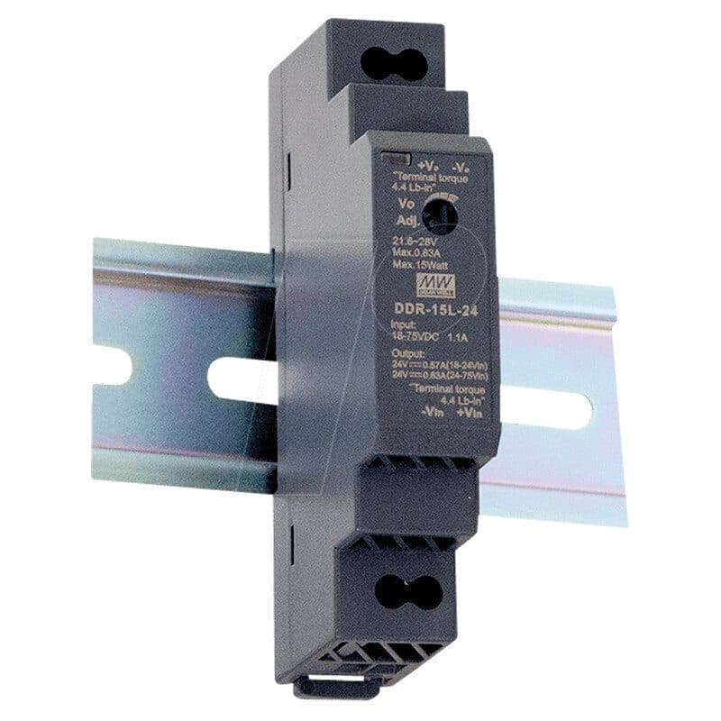 Alimentatore guida DIN 24V 0,63A 15,2W MEAN WELL HDR - MADRIX MAD-IA-HW-001031