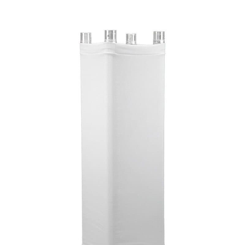 Lycra bianca 2 m per traliccio quadrato 29 cm o totem - BOOMTONE DJ MSC-BOOLYCSQ200WH