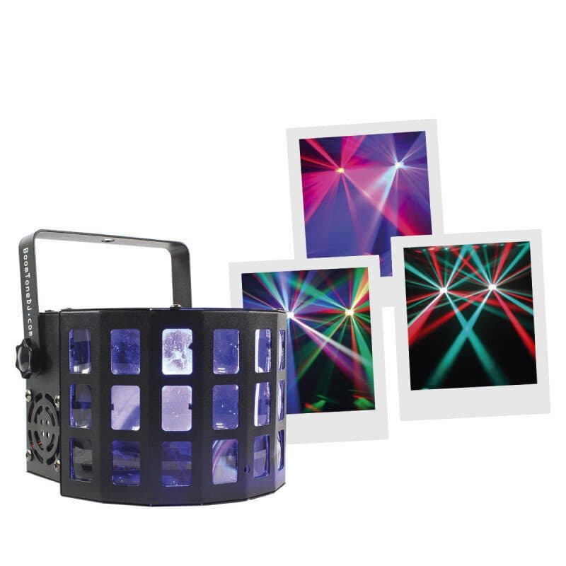 Effetto luce LED Derby 4x5W copertura 90° con telecomando IR - Boomtone DJ MSC-BOOMINIDERBY