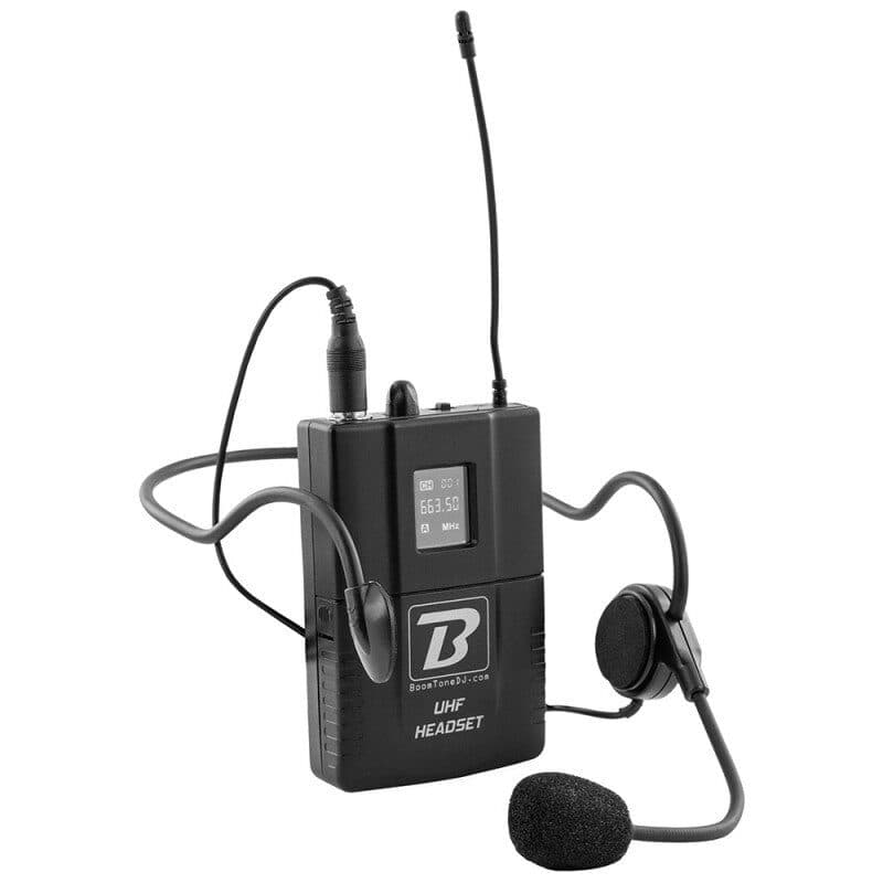 Wireless headset microphone UHF Headset F1 663,5 MHz - BOOMTONE DJ MSC-BOOUHFHEADSETF1