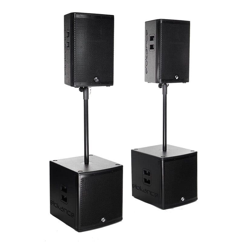 Sistema PA 1500WRMS 2x ELO 12 MK2 + 2x SUB15A - ELOKANCE ELO 1500 MK2