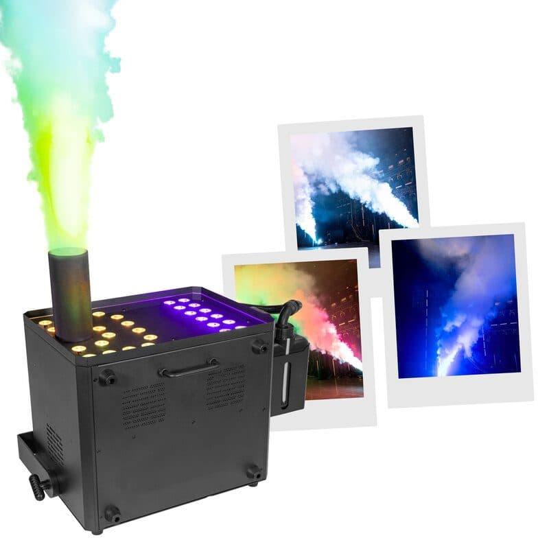 Macchina fumo effetto CO2 3500W 30 LED RGB DMX - EVOLITE PRO MSC-EVOFOGJETCO2